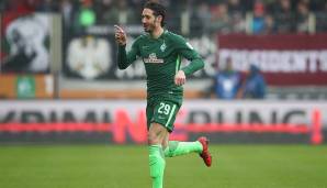 Werder Bremen: Ishak Belfodil mit 4 Toren (im Sommer von Standard Lüttich ausgeliehen).