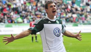 VfL Wolfsburg: Edin Dzeko mit 66 Toren in 111 Bundesliga-Spielen.