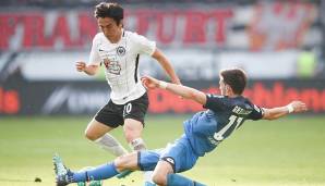 Eintracht Frankfurt: Makoto Hasebe, 34 Jahre alt, geboren am 18.01.1984.