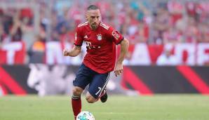 FC Bayern München: Franck Ribery, 35 Jahre alt, geboren am 07.04.1983.