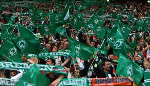 Platz 7 - Werder Bremen: 36.500 Mitglieder.