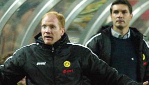 Michael Zorc und Matthias Sammer gewannen 2002 mit dem BVB die deutsche Meisterschaft.