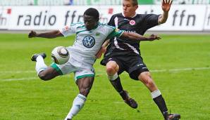 Platz 9: Obafemi Martins (VfL Wolfsburg) - alle 117,83 Minuten ein Bundesligator (insgesamt: 6)