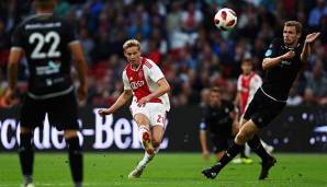 Wurde bereits im Sommer von halb Europa gejagt: Ajax-Juwel Frenkie de Jong.