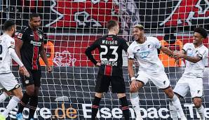 Die TSG Hoffenheim gewann in der Hinrunde bei Bayer Leverkusen mit 4:1.