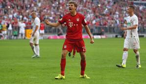 Platz 7: Thomas Müller (FC Bayern München) - 109 Tore in 308 Spielen.