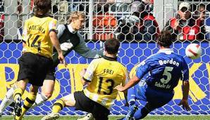 Glücksmoment: Alexander Frei markiert im Mai 2007 den Dortmunder Führungstreffer gegen den FC Schalke 04.
