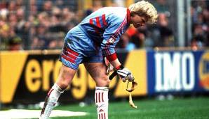 Wurde auch am 3. April 1999 mit Bananen beworfen: Bayern-Keeper Oliver Kahn.