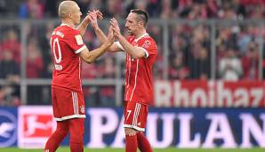 Arjen Robben und Franck Ribery prägten über Jahre das Offensiv-Spiel des FC Bayern München.