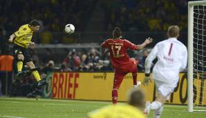 Saison 2011/12 – Pokal-Finale: Lewandowskis Serie hielt auch im Pokal-Finale an. Beim 5:2-Triumph der Borussia war er mit drei Treffern der alles überragende Mann.