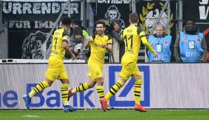 02. Februar 2019: Mit drei Siegen in Folge im Rücken reist der BVB zur Frankfurter Eintracht und führt nach einer durchwachsenen Anfangsphase mit 1:0 durch einen Treffer von Marco Reus. Chancen zum 2:0 und 3:0 vergab Dortmund jedoch.