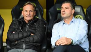 Michael Zorc (r.) ist mit der Ansetzung des neuen Bundesliga-Spielplans nicht einverstanden.