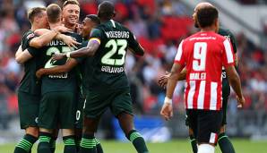 Gegen PSV Einhoven überzeugte der VfL Wolfsburg mit einem 2:0-Sieg.