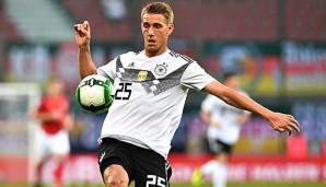 Das "Nonplusultra" erreicht: Nils Petersen im Trikot der deutschen Nationalmannschaft beim WM-Testspiel gegen Österreich in Klagenfurt.