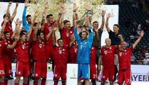 Im vergangenen Jahr gewann der FC Bayern den Supercup gegen Eintracht Frankfurt.