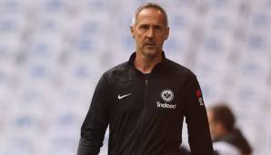 Adi Hütter steht bei Eintracht Frankfurt in der Kritik.