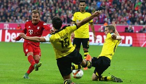 Mario Götze wird wohl bald wieder im Trikot von Borussia Dortmund gegen den FC Bayern spielen