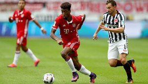 Kingsley Coman wird wohl noch länger im Trikot des FC Bayern auflaufen