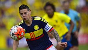 James Rodriguez könnte rechtzeitig für die anstehenden WM-Qualifikationsspiele fit werden
