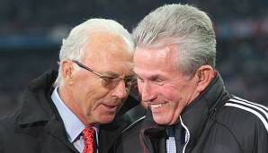 Franz Beckenbauer mit Jupp Heynckes