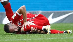 Franck Ribery fehlt dem FC Bayern München aufgrund einer Verletzung
