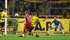 Mit seinem sehenswerten 1:0 bei Borussia Dortmund übernimmt Arjen Robben die Spitze der erfolgreichsten ausländischen Torschützen des FC Bayern in der Bundesliga. Hier gibt's die Top 10