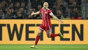 Rang 6: Arjen Robben (Niederlande) - 179 Bundesliga-Einsätze für den FC Bayern