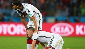 Auch Bastian Schweinsteiger und Sami Khedira hatten im Vorfeld der WM 2014 mit Verletzungen zu kämpfen.