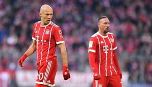 Arjen Robben und Franck Ribery stehen vor der Vertragsverlängerung.