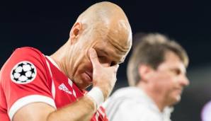 Arjen Robben vom FC Bayern München ärgert sich über seine Verletzungen.