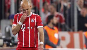 Arjen Robben wird dem FC Bayern München im DFB-Pokalfinale fehlen.