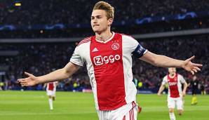 Ist auf dem Transfermarkt heiß begehrt: Ajax-Kapitän Matthijs de Ligt.
