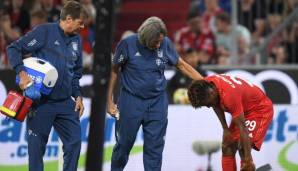 Kingsley Coman verletzte sich beim Audi Cup im Spiel des FC Bayern gegen Tottenham.