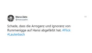 Hansi Flick, FC Bayern, Netzreaktionen