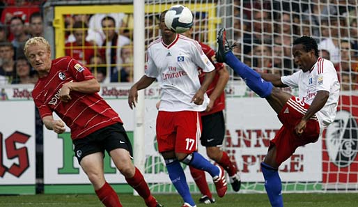 Für den Hamburger SV reichte es im Hinspiel in Freiburg nur zu einem 1:1