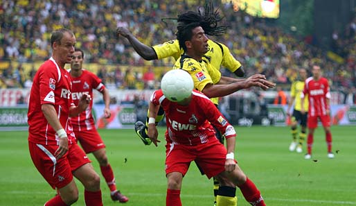 Borussia Dortmund gewann das Hinspiel gegen den 1. FC Köln mit 1:0