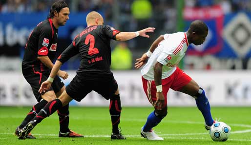 Der Hamburger SV bezwang den 1. FC Köln in der Vorrunde mit 3:1