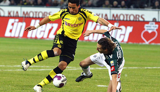 Lucas Barrios und der BVB zeigten gegen Gladbach eine starke Leistung