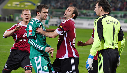 Nürnberg entführte beim 3:2 im Hinspiel drei Punkte aus Wolfsburg