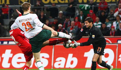 Für Werder ungewöhnlich: das Hinspiel in Köln endete 0:0