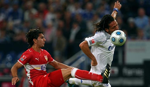 Stuttgart und Schalke standen sich in dieser Saison im T-Home-Cup gegenüber. Endstand 1:0