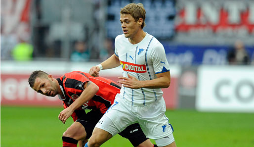 Für seine Gegenspieler nicht nur beim 1:0 kaum zu stoppen: Hoffenheims Flügelflitzer Boris Vukcevic