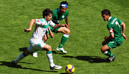 Wolfsburgs Spielmacher Diego trug von 2006 bis 2009 das Trikot von Werder Bremen