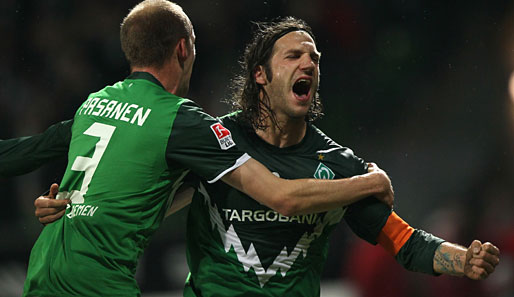 Torsten Fring erzielte in der Nachspielzeit das entscheidende Tor für Werder Bremen