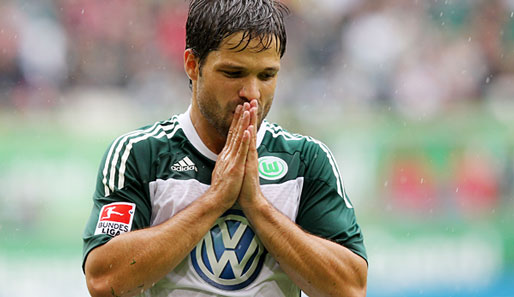 Im ersten Spiel für Wolfsburg kassierte Diego eine Niederlage