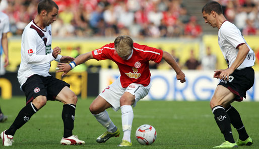 Das letzte Heimspiel gegen Mainz gewann Kaiserslautern im Dezember 2004 (2:0)