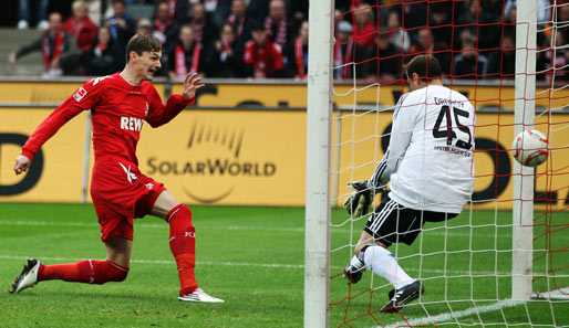 Milivoje Novakovic (l.) war der Matchwinner im Hinspiel: Er traf beim 3:2 dreimal für die Kölner