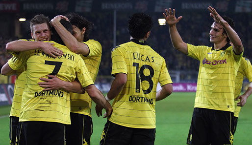 Borussia Dortmund steht mittlerweile auf dem zweiten Platz der Tabelle