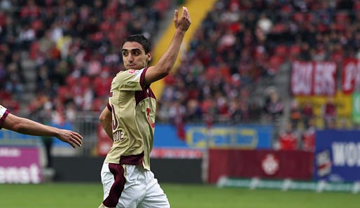 Mohammed Abdellaoue erziehlt das entscheidende Tor gegen Kaiserslautern