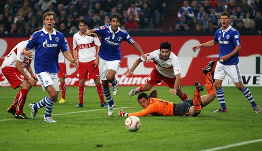 Schalke und Stuttgart lieferten sich einen packenden Kampf